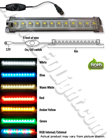 led tube light 6 inches 12 volt