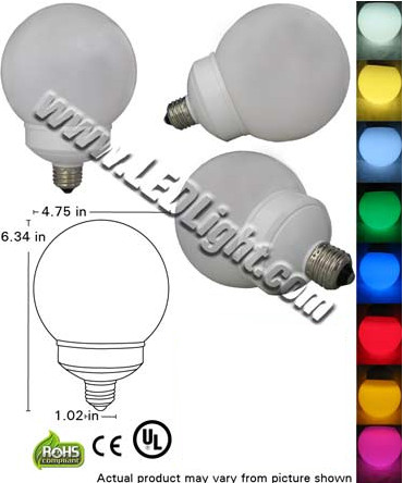 4 Watt LED Light Bulb E26/E27 120VAC