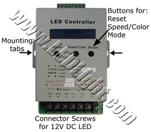 RGB DMX Controller 12V DC 300W Master/Slave Synchronization product 58736