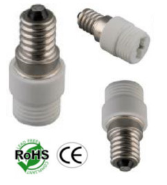 E14 Male to G9 Female Ceramic Socket Converter Adapter