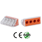 Wire Connector 4 Hole 2 Pack