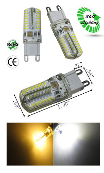 G9 male 3 Watt 120 VAC LED Lamp product 74589