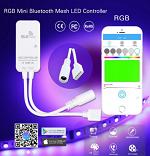 Bluetooth Mesh Mini 4 Pin LED Controller 3 Channel 2A 72W