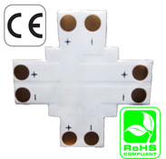 Connector 10mm 4 Way 2 Conductor Solder Less PCB