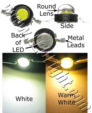 1 Watt High Power LED Lamp 1/Pk NCNRNW