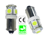 Miniature Bulb 12 Volt BA9S Base 5 SMD