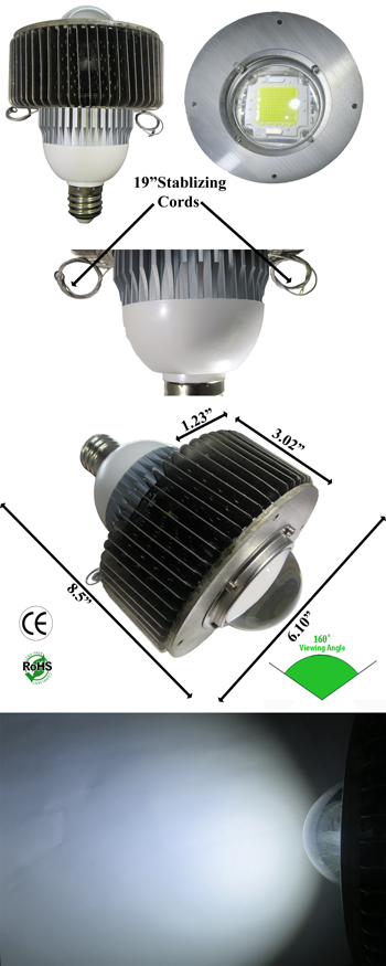 Bulb LED 120 Watt 100-240VAC E39