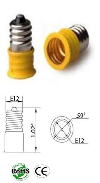 picture of e12 male to e12 female converter adapter