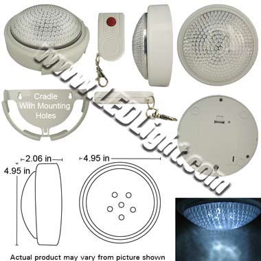 LED remote control battery operated LED light product 15456