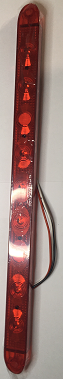 LED Third Brake Light 17" 6 Volt Non Polarity Dual Filament