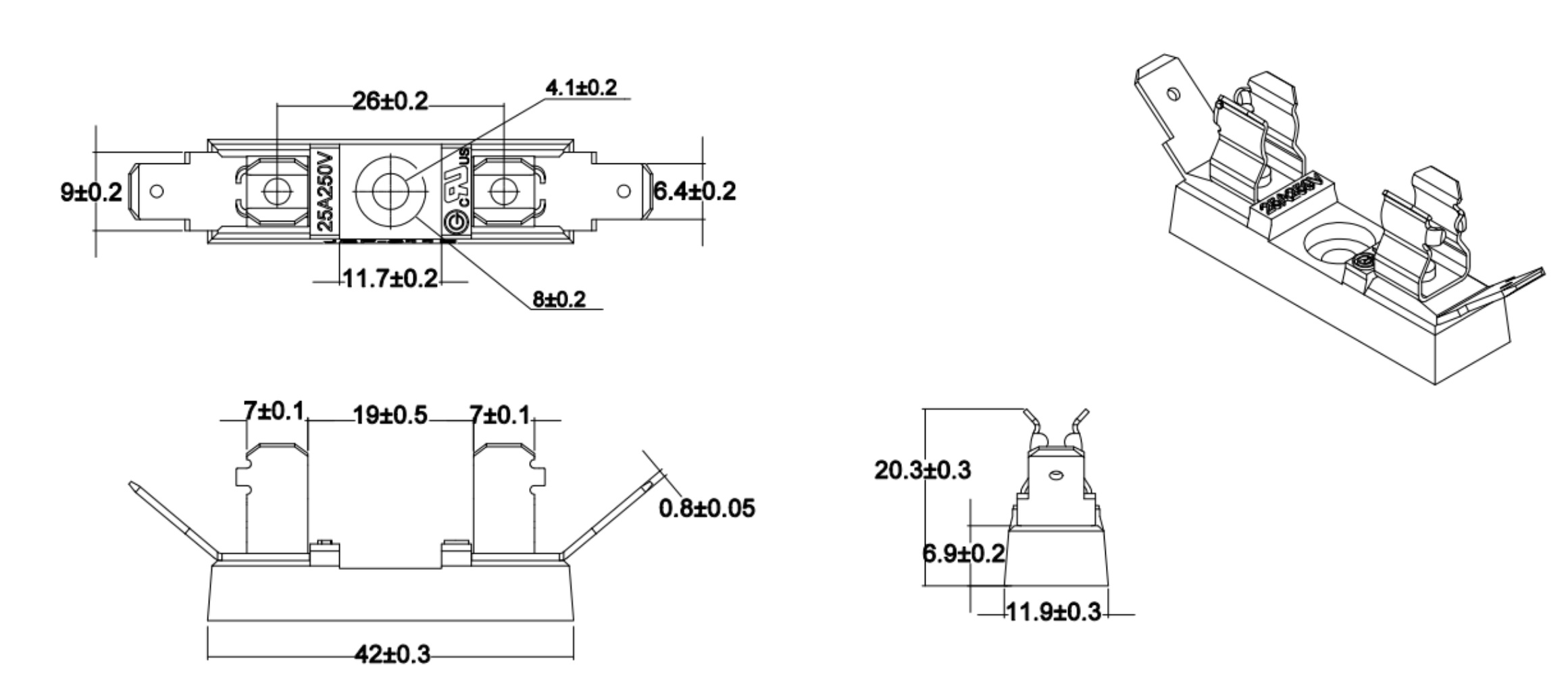 Picture of a festoon socket