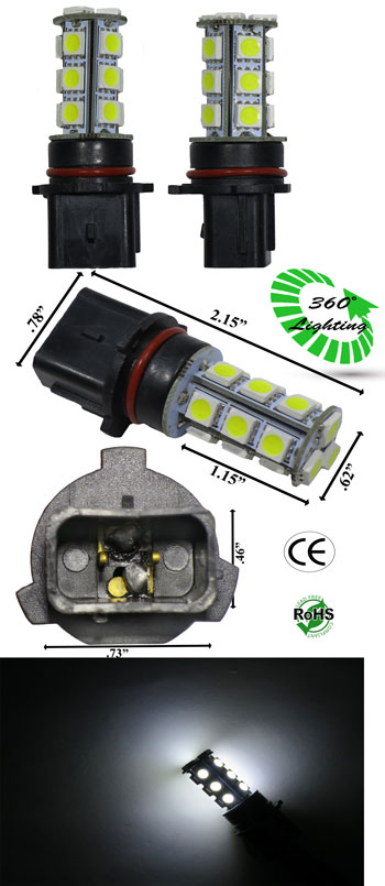 image of a p13w led lamp