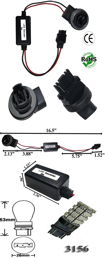 LED Load Equalizer Inline 3156 Decoder Canceler