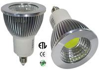 E11 6 Watt MCOB Floodlight 120VAC Dimmable 80 Beam ETL