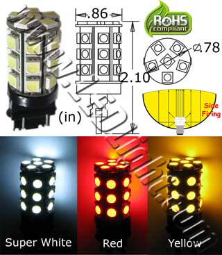 T25 Wedge 27 Ultra Bright 12 VDC SMD LED Light