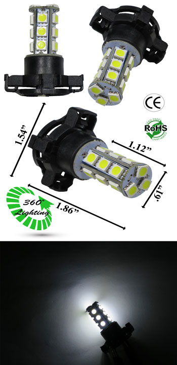 Fog PY24W 18 SMD L.E.D. 12-24V