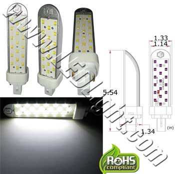 G24 5 Watt L.E.D. Light Bulb