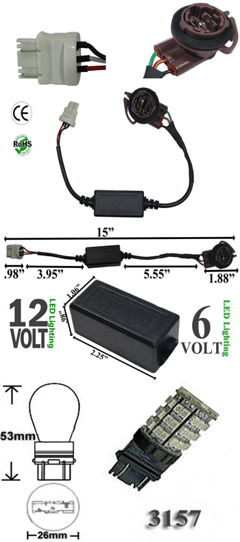 LED Load Equalizer 3157 Warning Canceler 