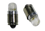 T1 3/4 Midget Groove base led bulb 12 VDC SX6S 