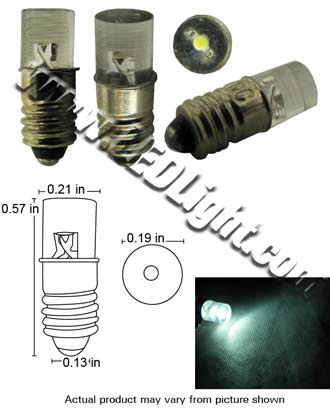 9-LED Mini Light Panel with BA15s Single Contact Bayonet 1156 Base