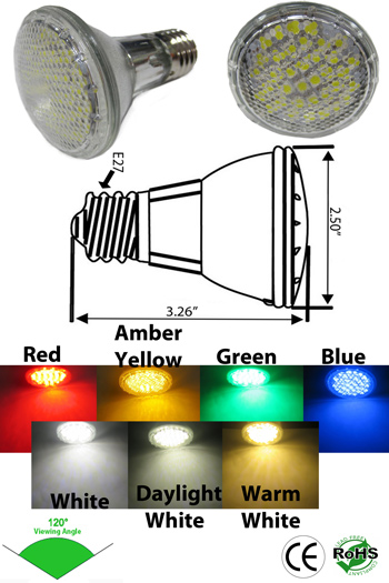 image of a par20 led light