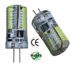 G4 3 Watt 64 LED 12V AC/DC Dimmable