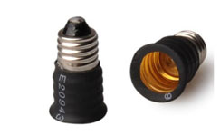 E11 Male Screw Base To E12 Female Screw Base Converter Adapter