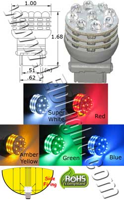 T25 Wedge 36 LED Light 12VDC