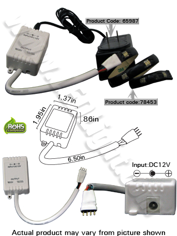 Controller Led 3 Channel Common Anode 12V DC 