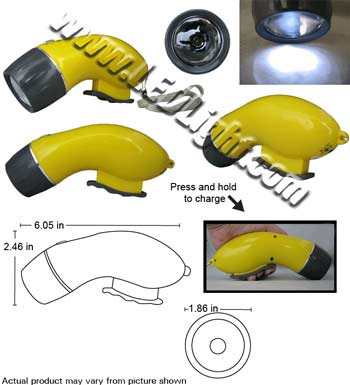 XC-226 LED Light Flashlight Self Powered