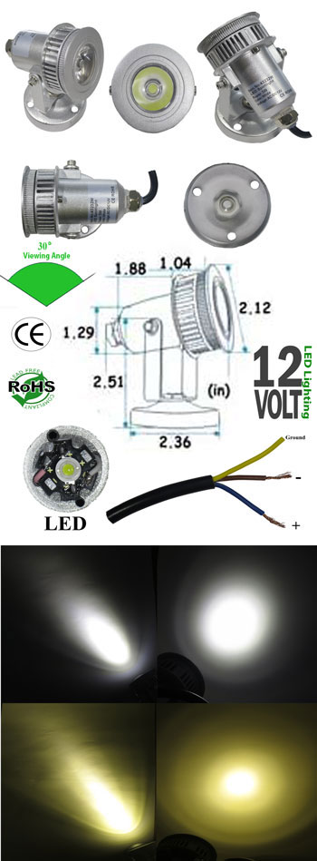 Accent Light 3 Watt Low Voltage