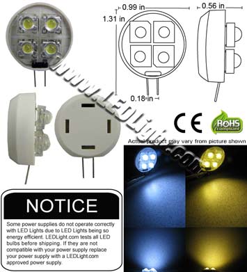 G4 GY6.35 JC Super Flux 4 12 Volt AC-DC