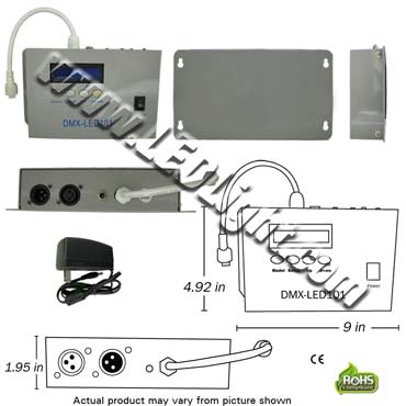 image of dmx controller for digital tube