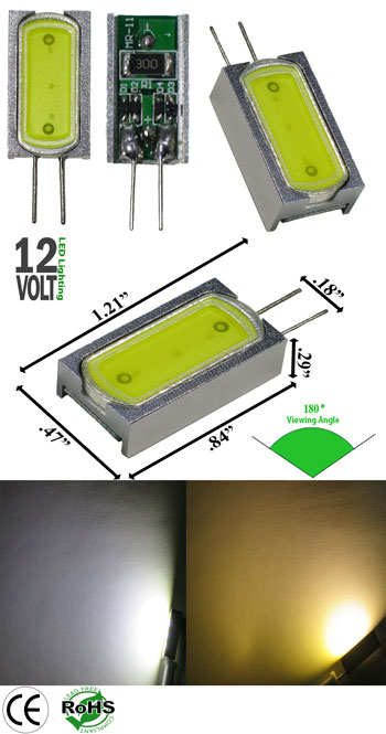 GY6.35 1.5-Watt High LED AC-DC - Low Voltage - LEDLight