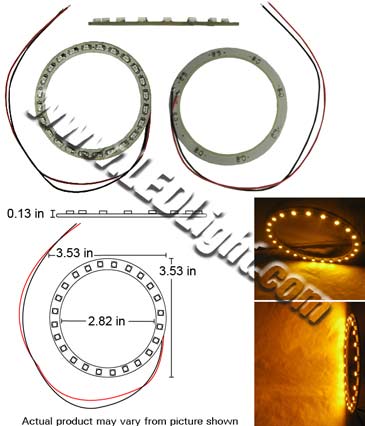 Angel Eye L.E.D. Light 90 MM 12 Volt DC 