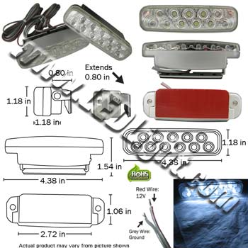 Extreme Bright LED Day Light Driving Lights product 45639