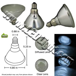 PAR38 4 Watt LED Light Bulb E27 120 VAC 30 Viewing