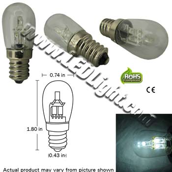 LED S6 Night Light E12 120 VAC