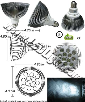 PAR38 36 Watt 85 to 265 VAC E26 30 Degree Viewing