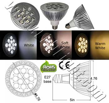 PAR38 12 Watt 85 to 265 Watt 30 Degree E26