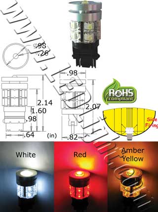 T25 Wedge 1+10 LED Light