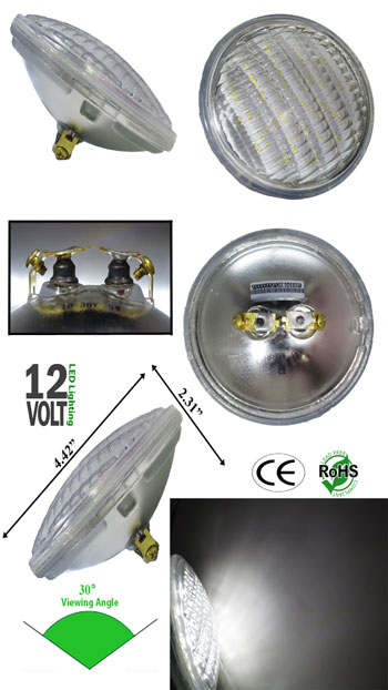 blad sæt Brokke sig PAR 36 5 Watt 12 Volt AC or DC Diffused Screw Terminal G53 - Low Voltage -  LEDLight