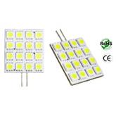 G4 GY6.35 JC 16 (3 Chip) 5050 LED Bulb 12 Volt DC GX4.0 Base