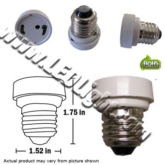 E27 male to GU24 female Converter Adapter product 48755