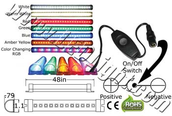 image 12 volt led tube light 4 foot