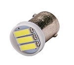 51 Miniature Bulb BA9S Base 8 to 9 Volt 3 SMD 7020 LED T3 1/4