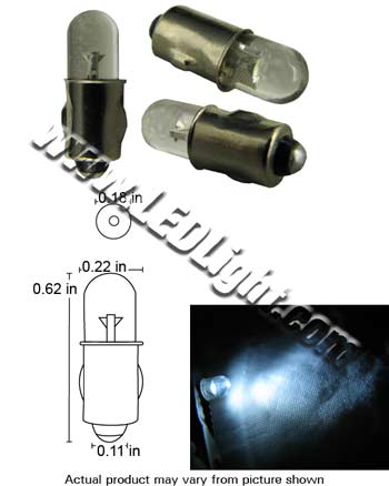 BA5S LED Light Round 12 Volt Low Voltage Dimmable