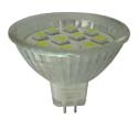 LED MR16 GX5.3 GU5.3 10 5050 SMT LEDs 12V AC/DC Dim-able 