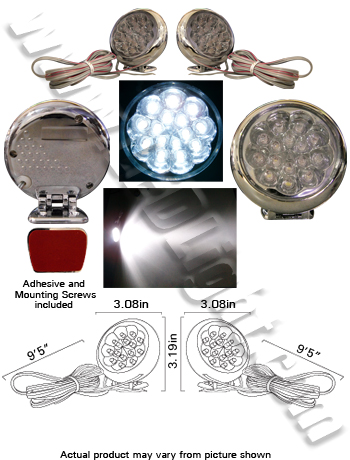 Low Profile LED Driving Light 1 Pair