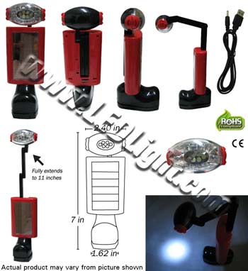 LED Solar/Crank/USB Reading Light